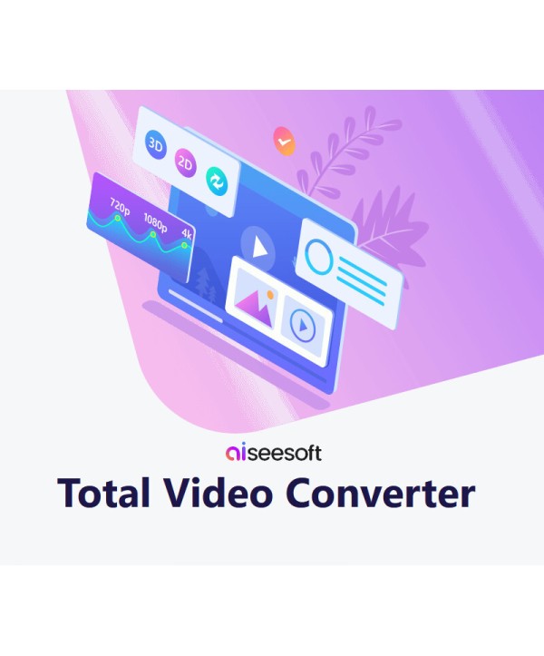 Aiseesoft Total Video Converter 1 Jahr / 1 Key GLOBAL